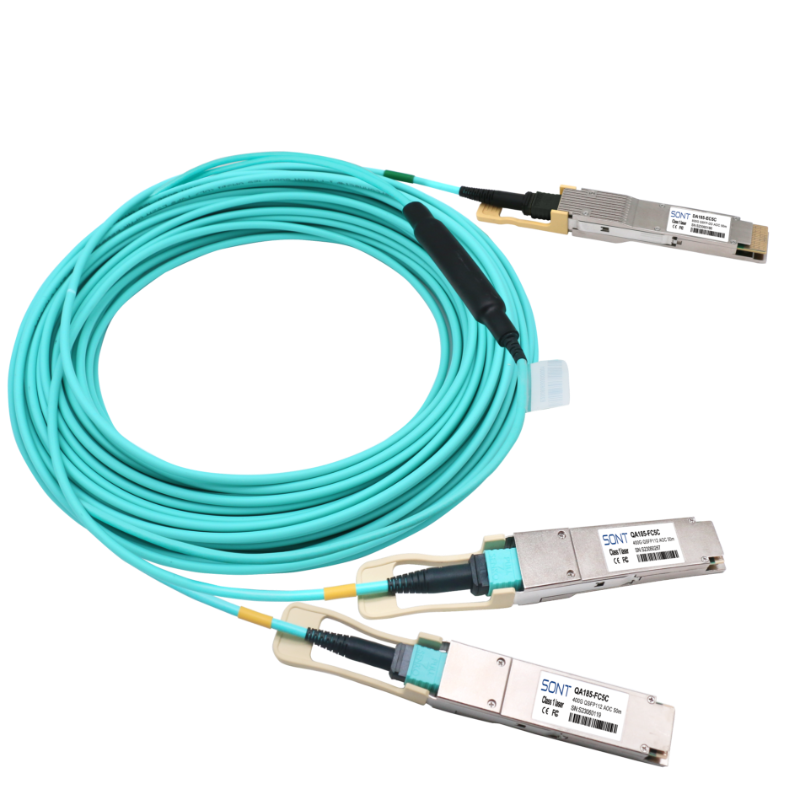 800G OSFP to 2x400G OSFP-RHS AOC